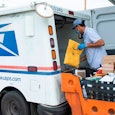 Why We Absolutely Must Save The USPS: Mail carrier Oscar Osorio continues to deliver mail in Los Fel...