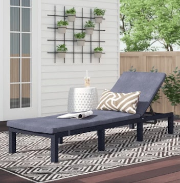 Anthonyville Outdoor Adjustable Reclining Chaise Lounge