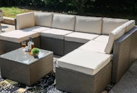 Worksop 8 Piece Sectional Seating Group Set with Cushions