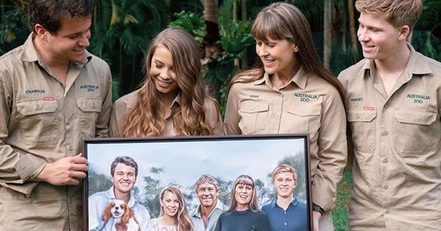 Bindi Irwin Steve Irwin wedding painting