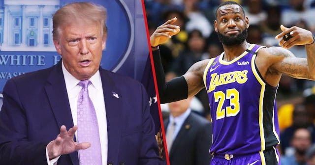 LeBron Responds To Trump Saying He Won't Watch NBA Games