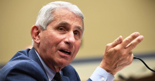 Dr. Fauci Warns Social Distancing Won't End When There's A Vaccine