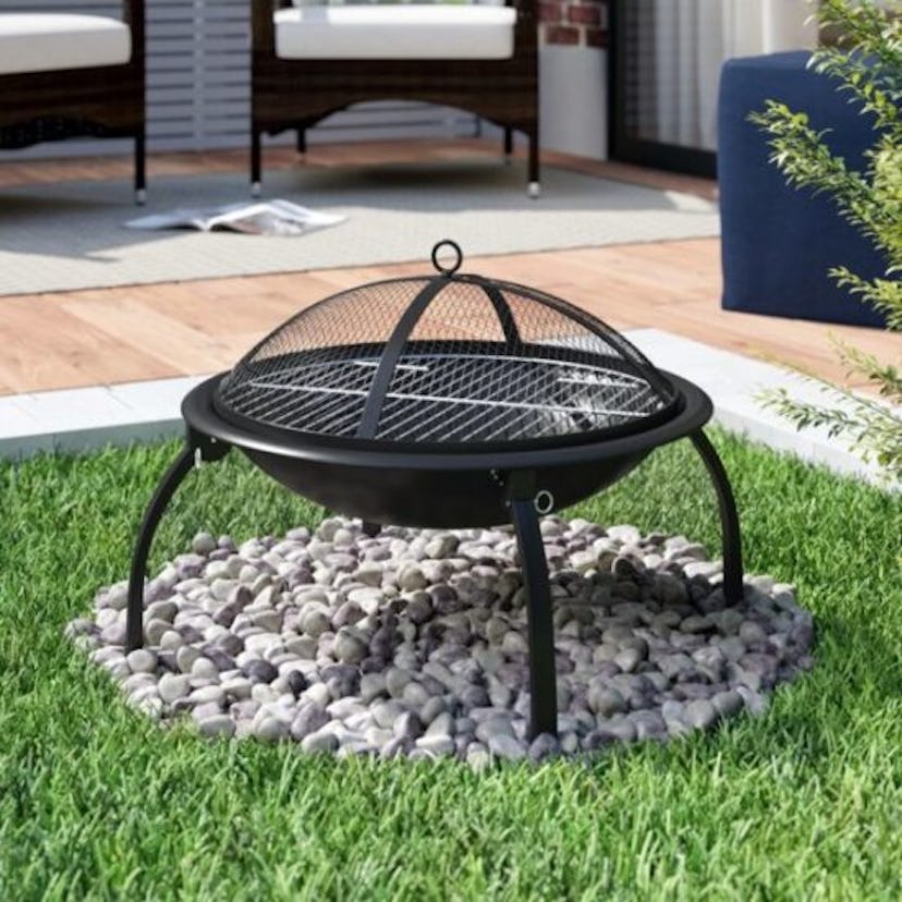 Dorsett Steel Wood Burning Fire Pit