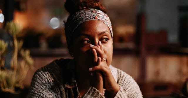 intrapersonal intelligence, Woman deep in thought