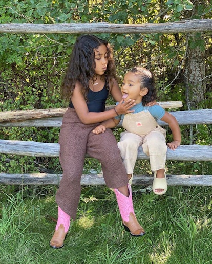 Kim Kardashian Shares Hilarious Fail From Photoshoot With Her Daughters