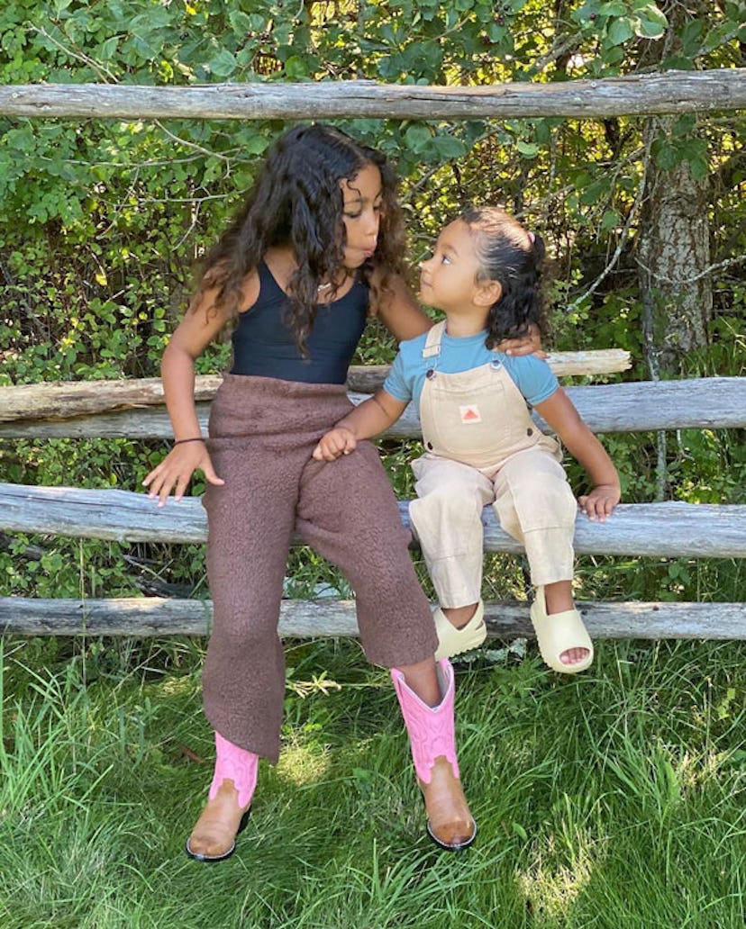 Kim Kardashian Shares Extremely Relatable Photos Of Her 2 Daughters