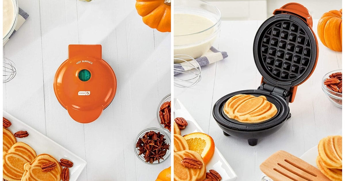 dash waffle maker pumpkin