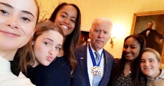 Joe Biden's Granddaughter Posts Sweet Throwback Photo With The Obama Girls