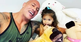 The Rock STILL Can't Convince His Daughter That He's Maui