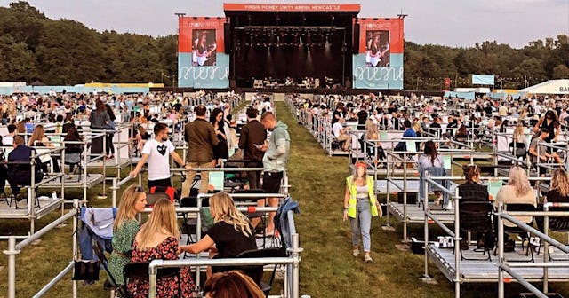This Is What A Socially-Distanced Concert Looks Like And Yes, Please