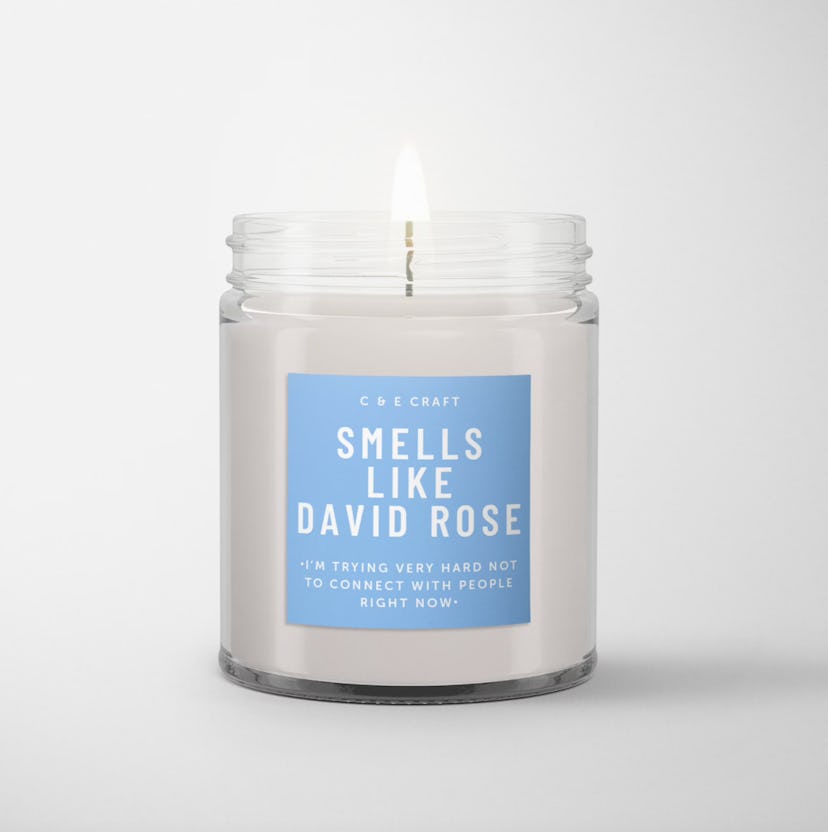 C&E Smells Like David Rose Soy Wax Candle