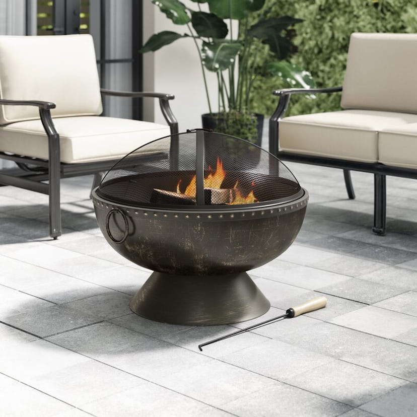 Greyleigh™ Tuscola Firebowl Steel Wood Burning Fire Pit