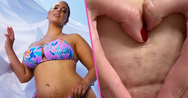 Ashley Graham Shows Love To Her Post-Baby Stretchmarks