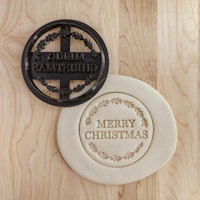 Merry Christmas Cookie Stamp
