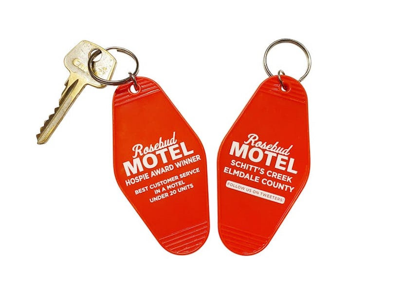 Rosebud Motel Keychain