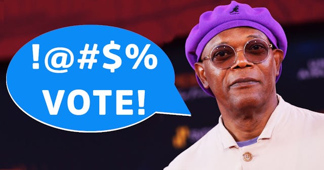 Samuel L. Jackson Will Teach Us To Swear If We Register To Vote