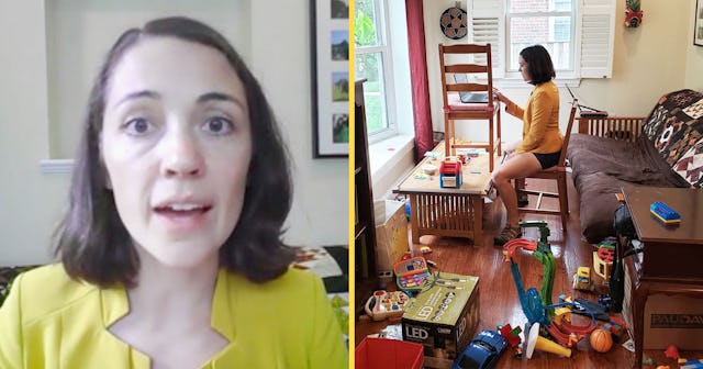 Scientist Posts Relatable AF Pic Of Work-From-Home Setup