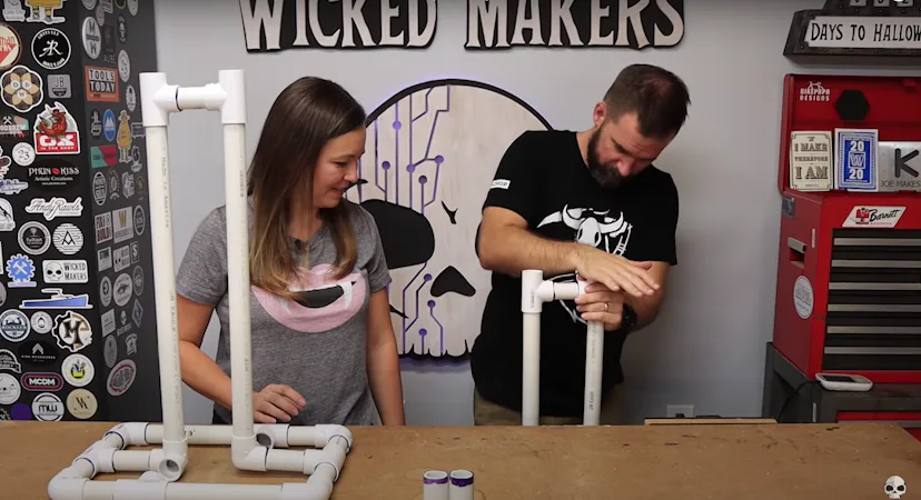 Parents Create DIY ‘Candy Slide’ For Safe Trick-Or-Treating