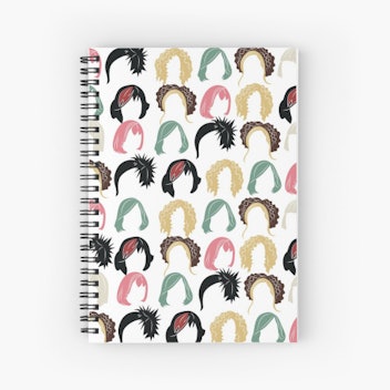 Moira's Wigs Spiral Notebook