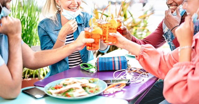 Adults With COVID About 'Twice As Likely' To Say They've Dined At A Restaurant