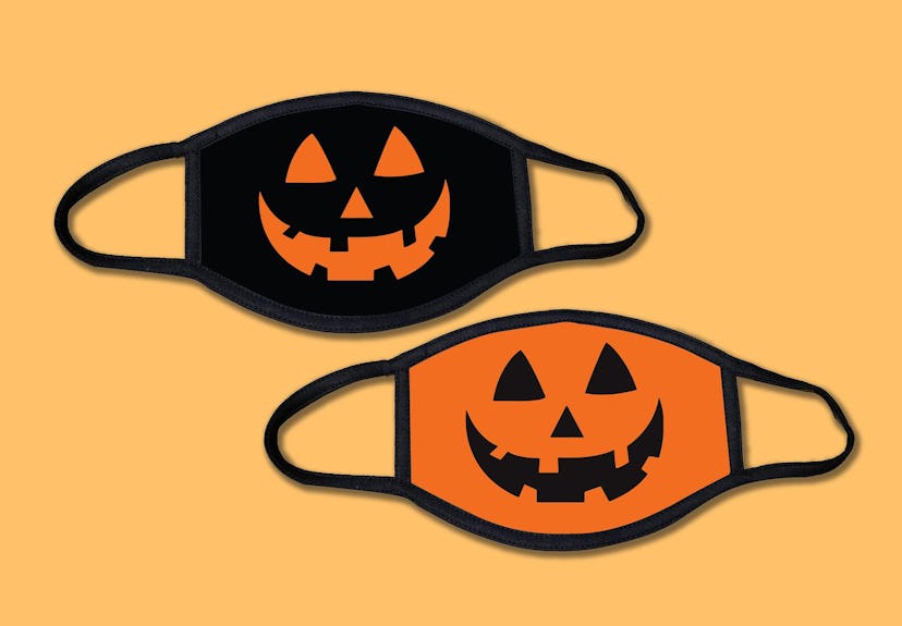 Ambiature Jackolantern Pumpkin Face Mask - Adults & Kids 