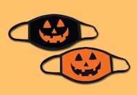 Ambiature Jackolantern Pumpkin Face Mask - Adults & Kids 