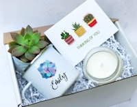 Personalized Succulent Gift Box