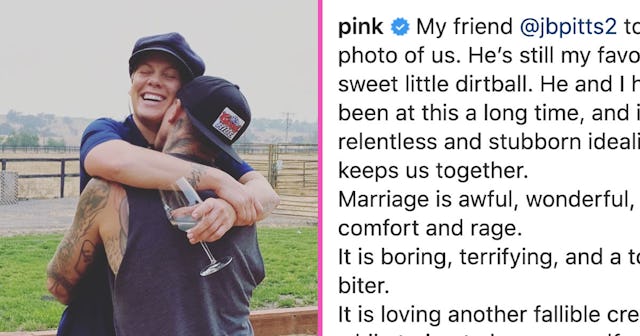 Pink Smashes Therapy Stereotype: 'It Isn't For Weak People'