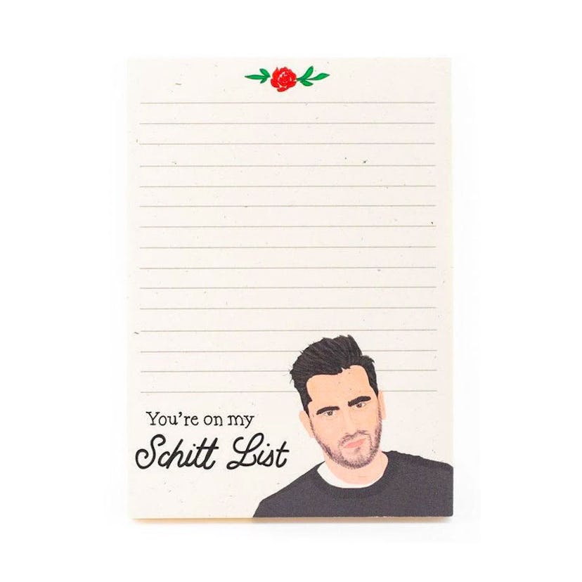 You're on My Schitt List Notepad