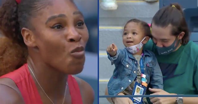 serena williams daughter us open