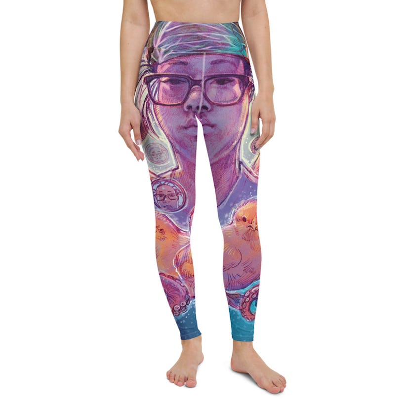 Step Chickens Yoga Pants