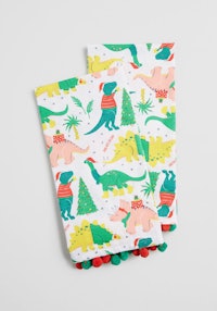 Dinosaur Holiday Party Tea Towel Gift Set