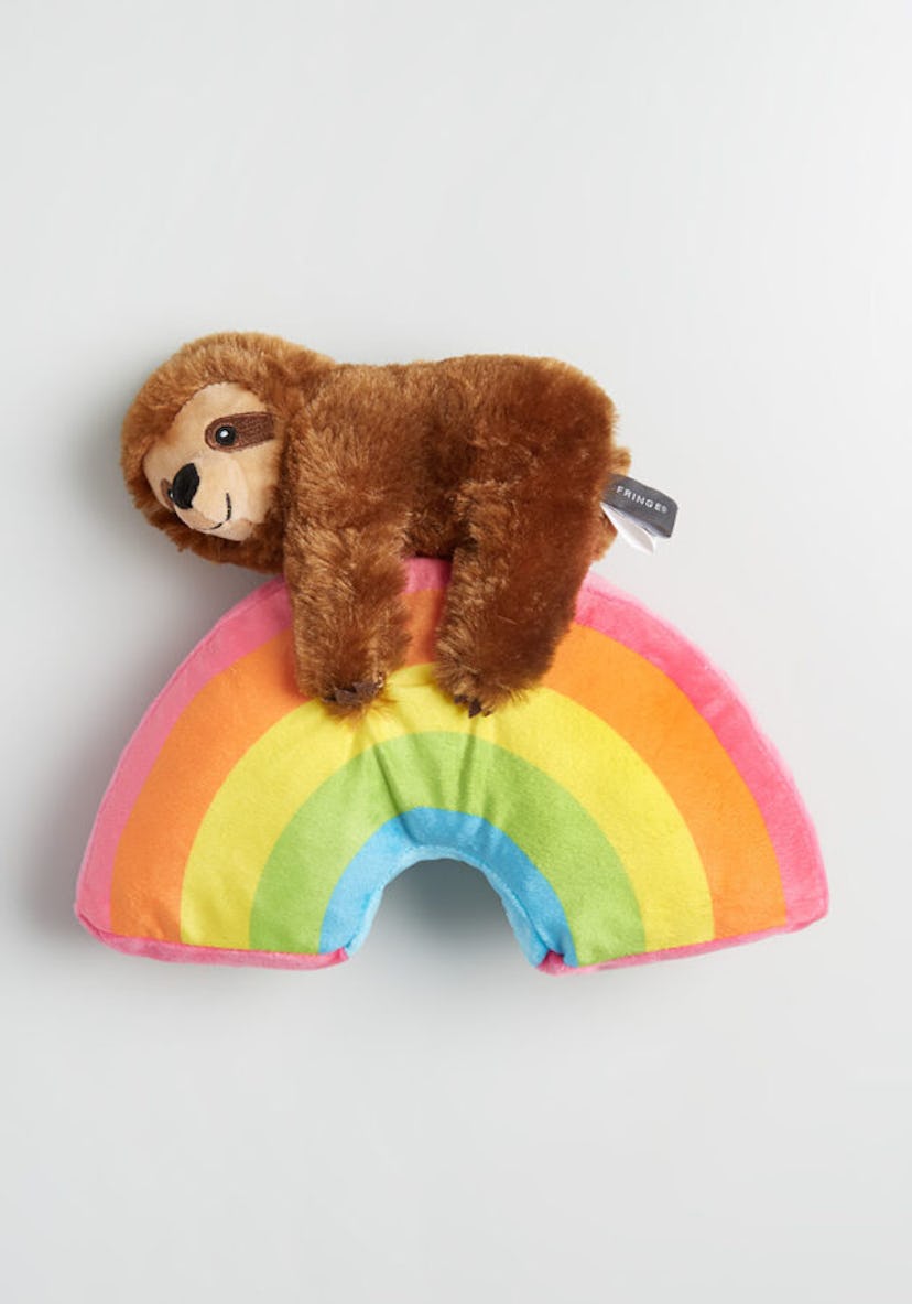 Sloth Rainbow Pet Toy