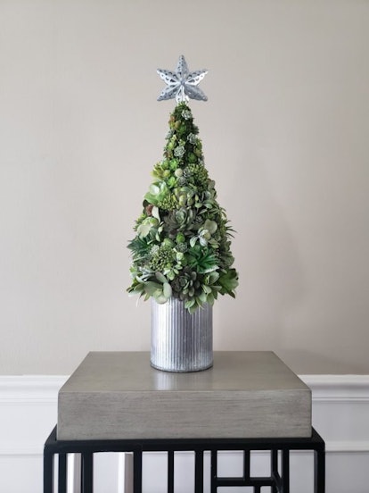 Succulent Christmas Trees Are The Low-Maintenance DIY Holiday Decor You ...