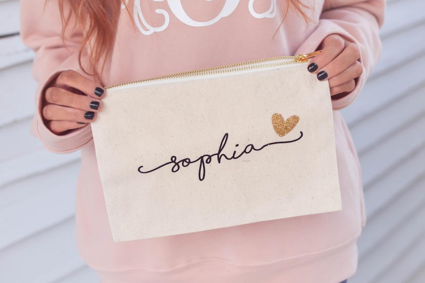 Personalized Makeup Bag