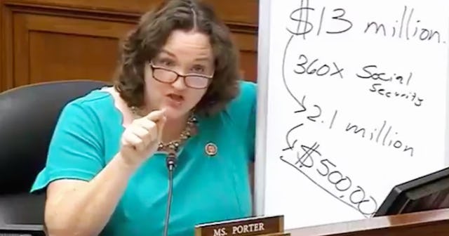 Katie Porter Tearing Pharma CEO To Shreds Is Your Self-Care Today