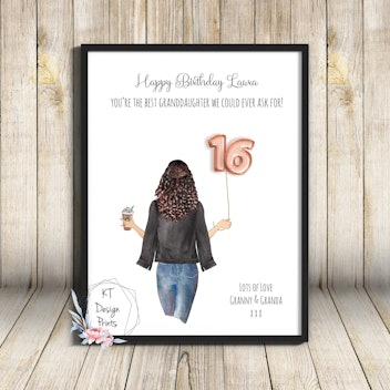 Personalized Birthday Print