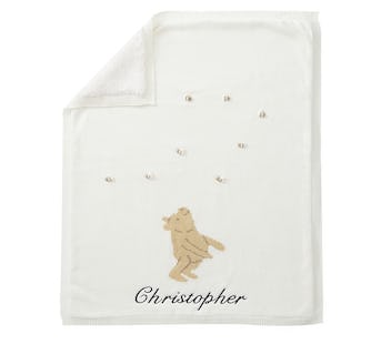 Pottery Barn Kids Winnie the Pooh Personalized Blanket