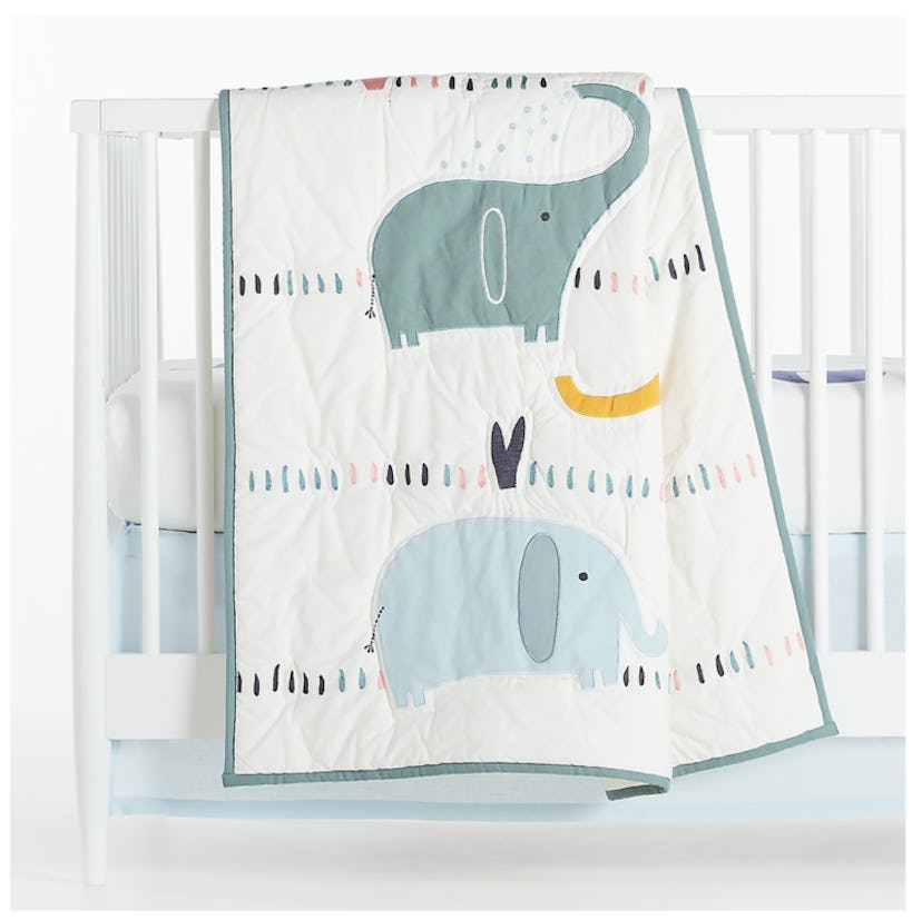 Crate & Kids Elephant Crib Quilt