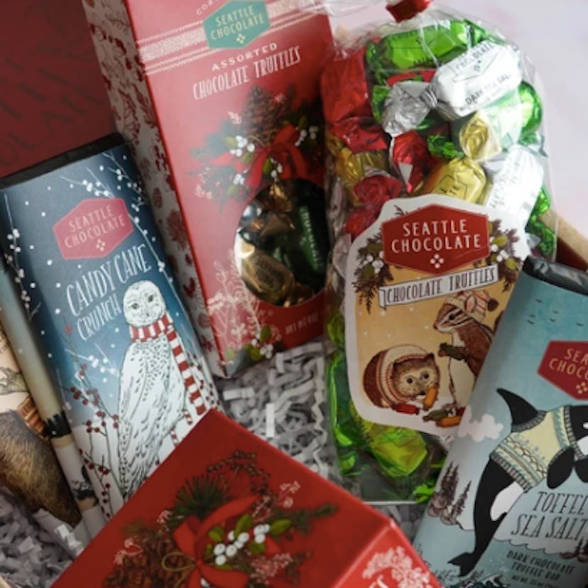 Seattle Chocolate Company Holly & Jolly Care Package
