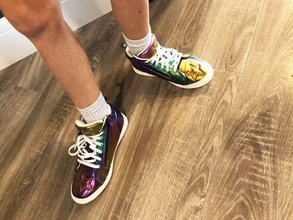 Why I Let My Son Buy The Sparkly Shoes From Walmart