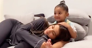 Let This Video Of Stormi Nailing 'The Cuddle Challenge' Be Your Self-Care Today