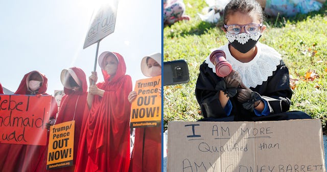 Women's March 2020 Handsmaid's Tale, RBG
