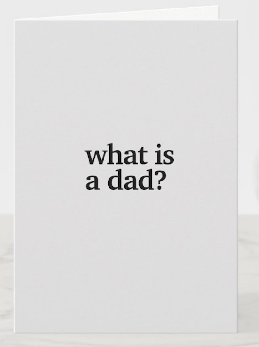 What Is A Dad Funny Pregnancy Announcement Card