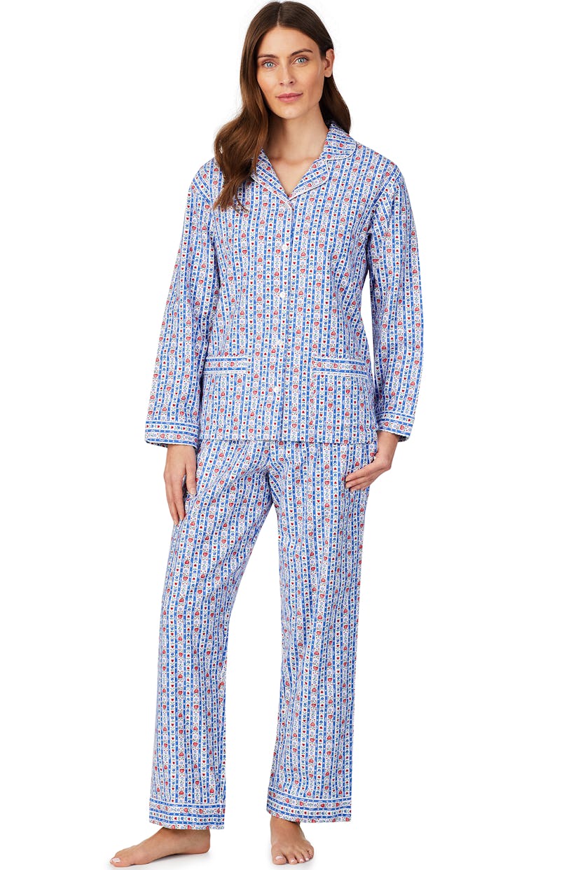 Lanz of Salzburg Classic Flannel Pajama Set