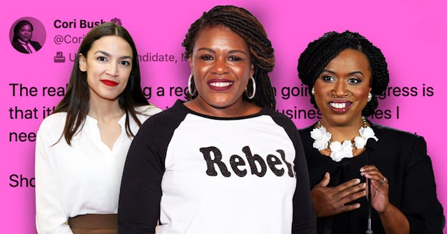 AOC & Ayanna Give Cori Bush Tips On How To Afford A Congresswoman's Wardrobe