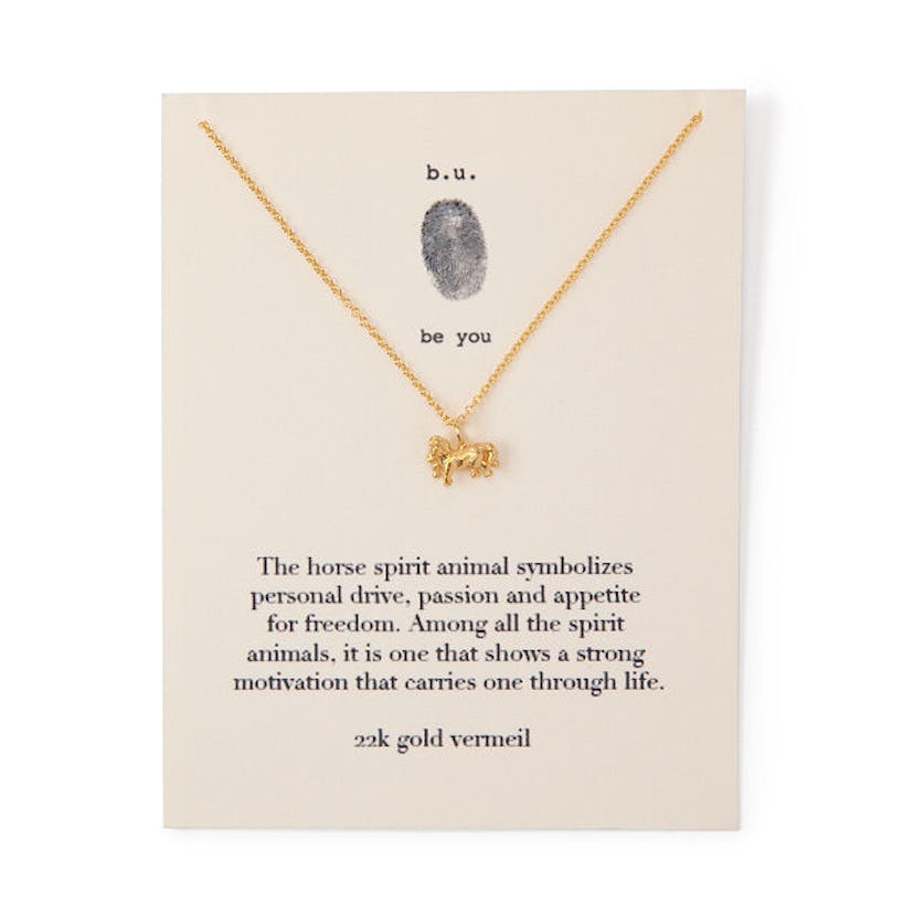 Never Settle Horse Spirit Necklace