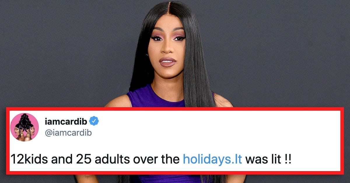 Cardi B Apologizes After Posting About Her Large Thanksgiving Gathering