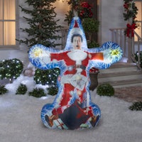 6 ft. Pre-Lit Inflatable Holiday Photorealistic Projection Mini Kaleidoscope Chevy Chase