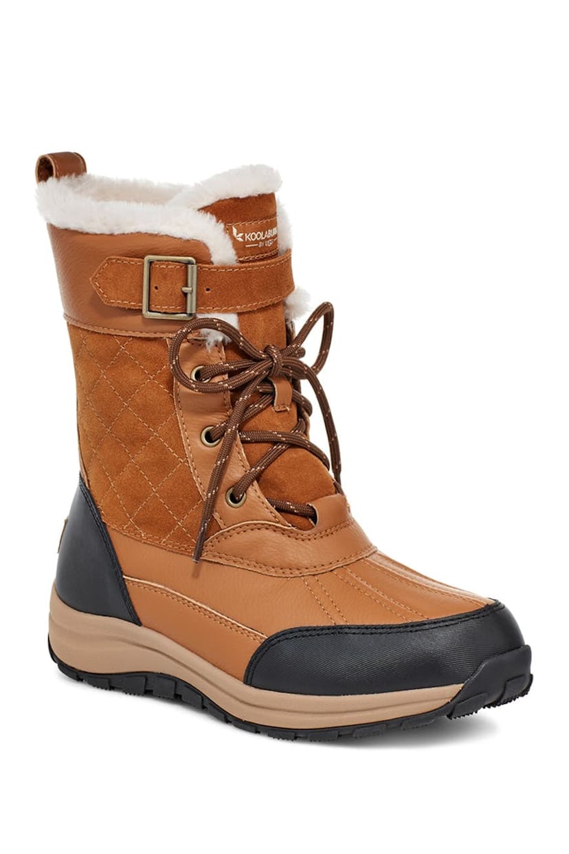 KOOLABURRA BY UGG Imree Faux Fur Lined Waterproof Moto Boot